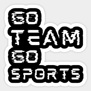 go team go sport Sticker